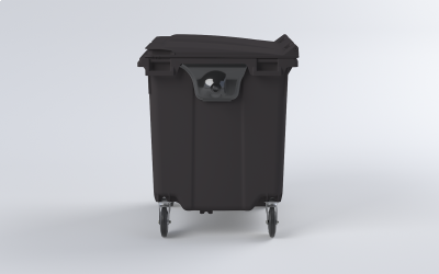 Plastový kontejner 770 L černý