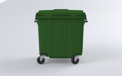 Plastový kontejner 770 L zelený