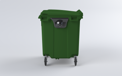 Plastový kontejner 770 L zelený