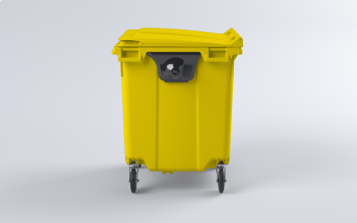 Plastový kontejner 770 L žlutý
